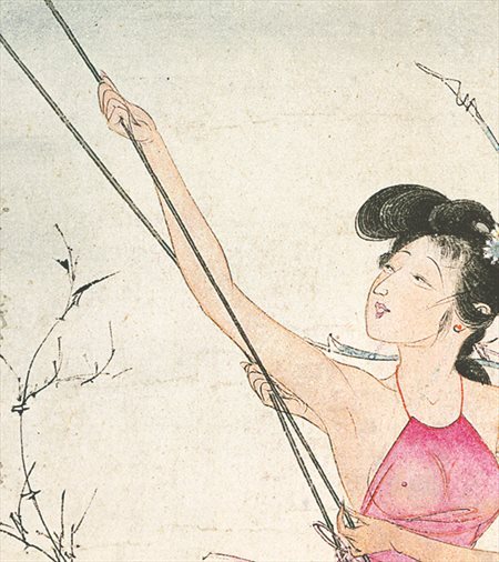 怒江-胡也佛的仕女画和最知名的金瓶梅秘戏图